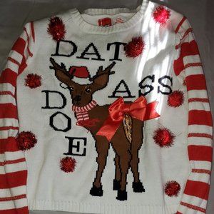 "Dat ass doe" ugly Christmas sweater